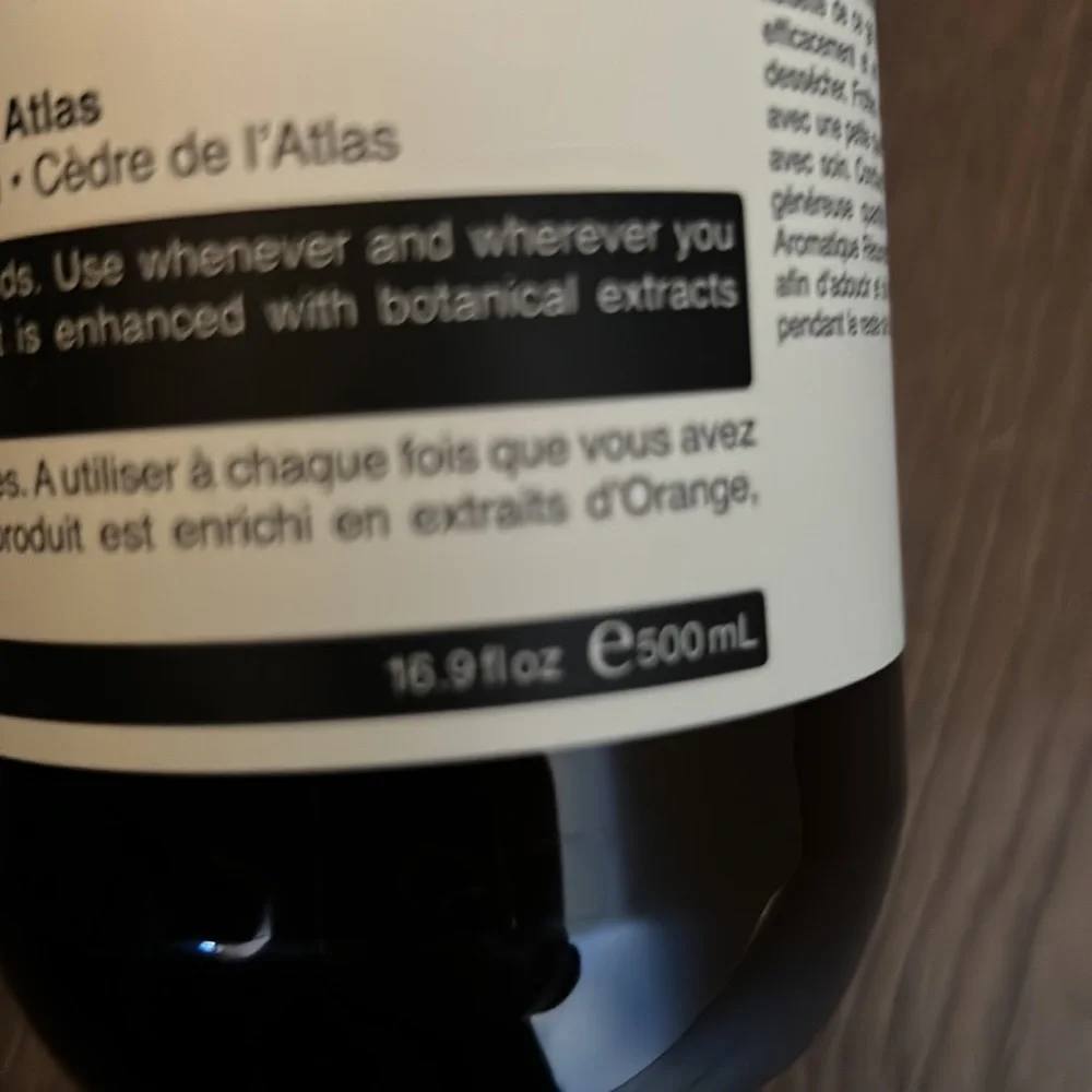 Aesop hand wash